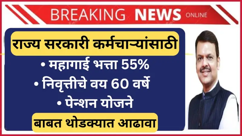 राज्य सरकारी कर्मचाऱ्यांसाठी – महागाई भत्ता 5525 निवृत्तीचे वय 60 वर्षे आणि 20250628 173246 0000